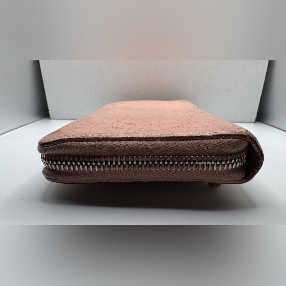 Vintage BALENCIAGA Long Wallet Leather Soft Pink - Picture 7 of 16